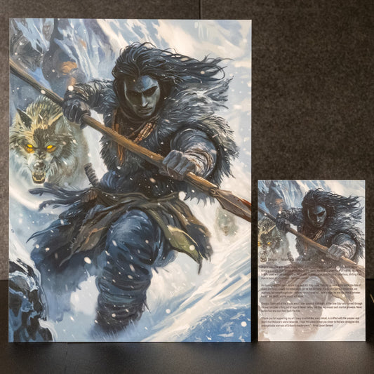 Trull Sengar - 9"x12" Giclée Art Print/matboard mounted