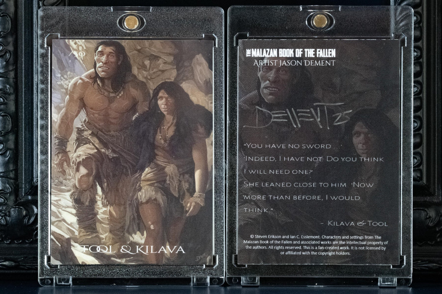 Kilava & Tool - Malazan Trading Cards-Series I - Signed/Numbered