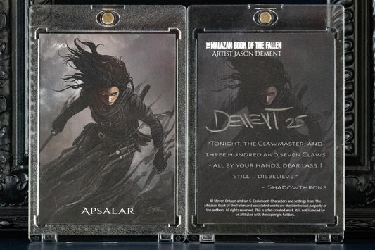 Apsalar - Malazan Trading Cards-Series I - Signed/Numbered