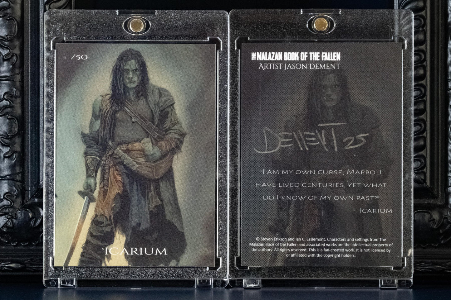 Icarium - Malazan Trading Cards-Series I - Signed/Numbered