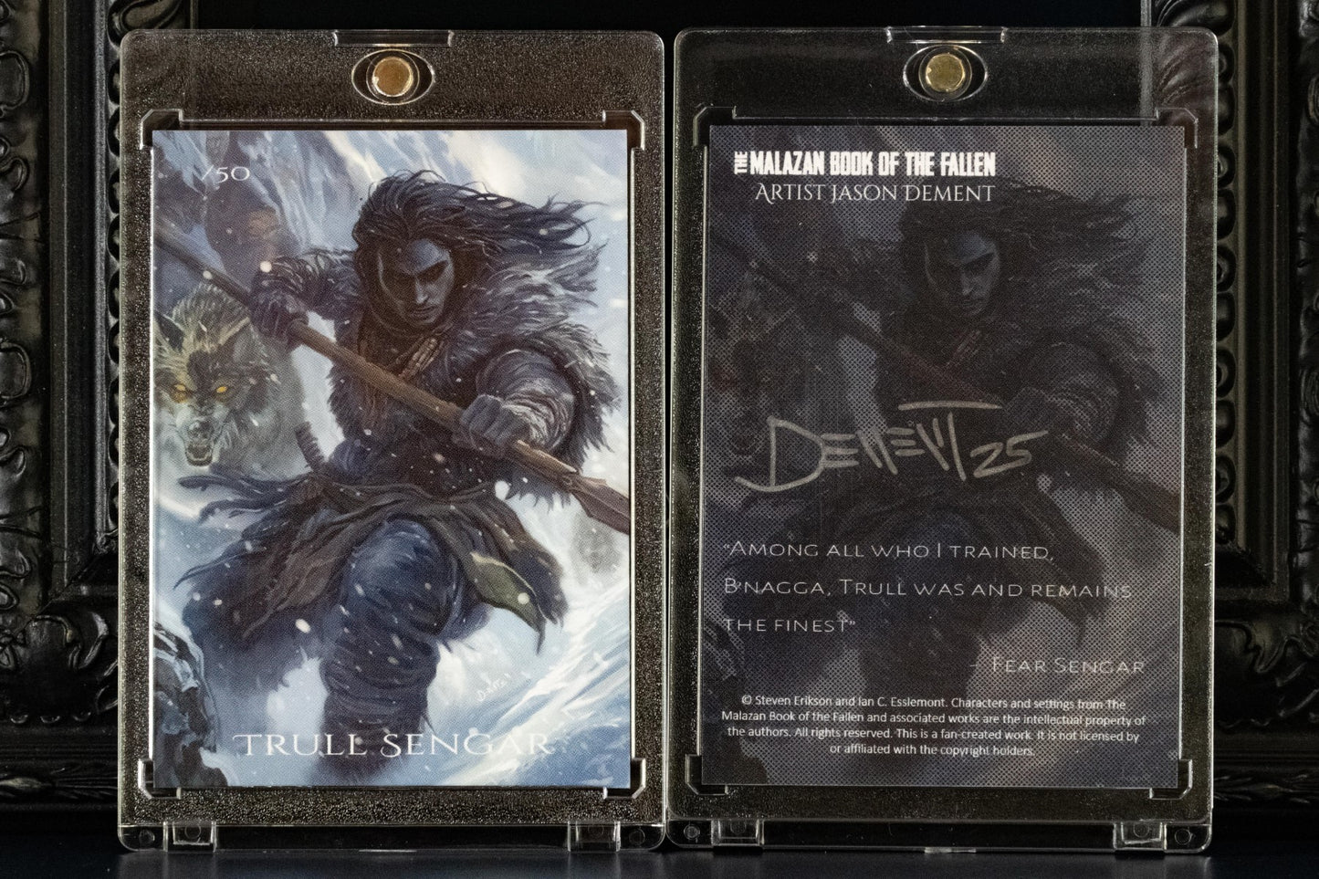 Trull Sengar - Malazan Trading Cards-Series I - Signed/Numbered