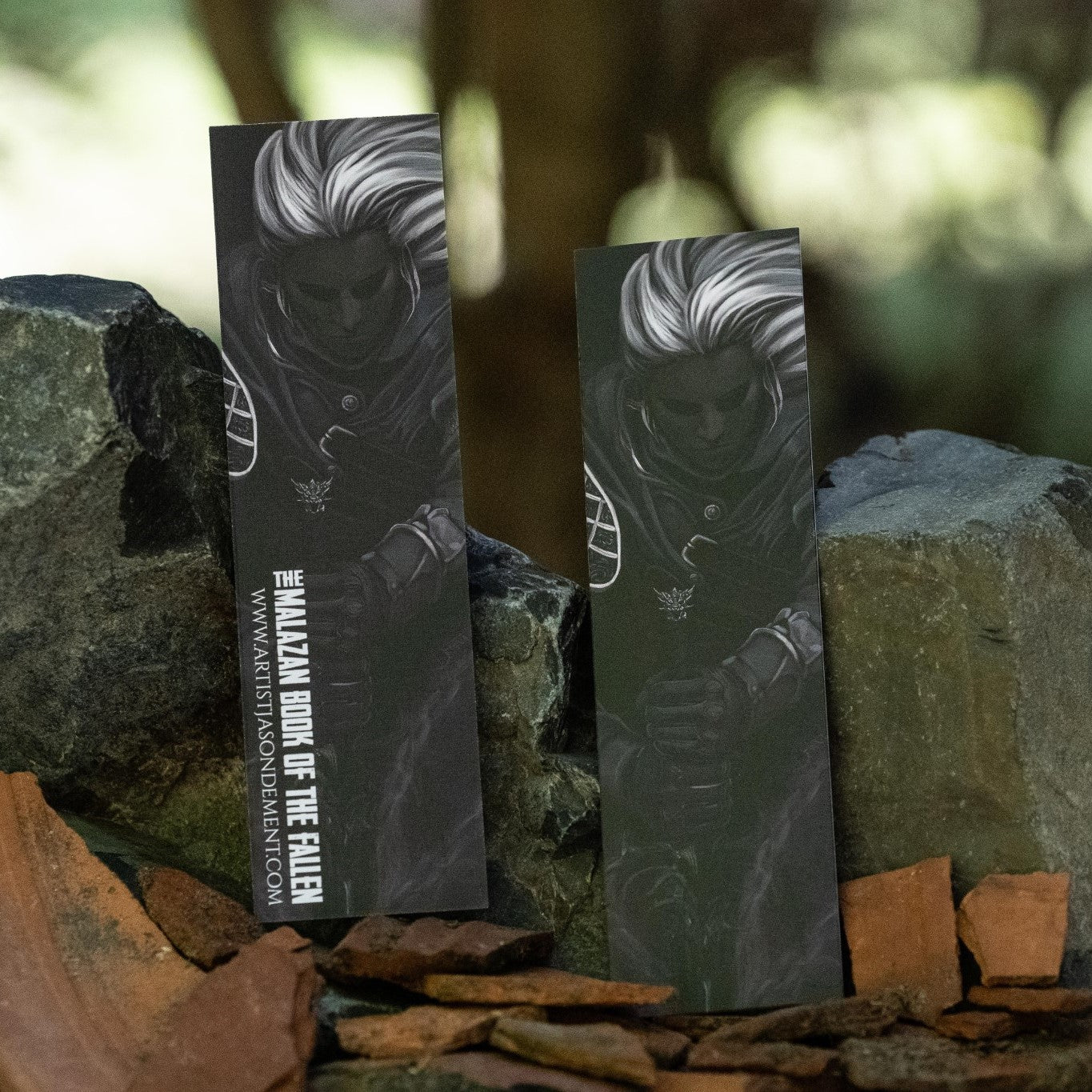 Anomander Rake - Premium Linen Bookmark - Malazan Book of the Fallen