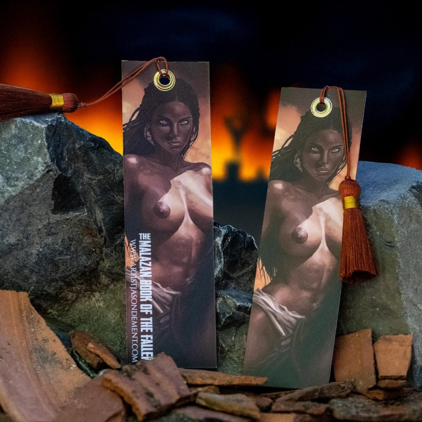 Masan Gilani - Premium Linen Bookmark - Malazan Book of the Fallen