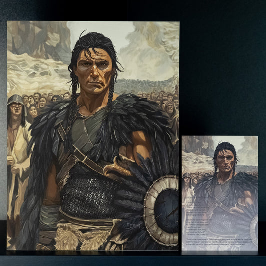 Coltaine and the Chain of Dogs - 9"x12" Giclée Art Print/matboard mounted