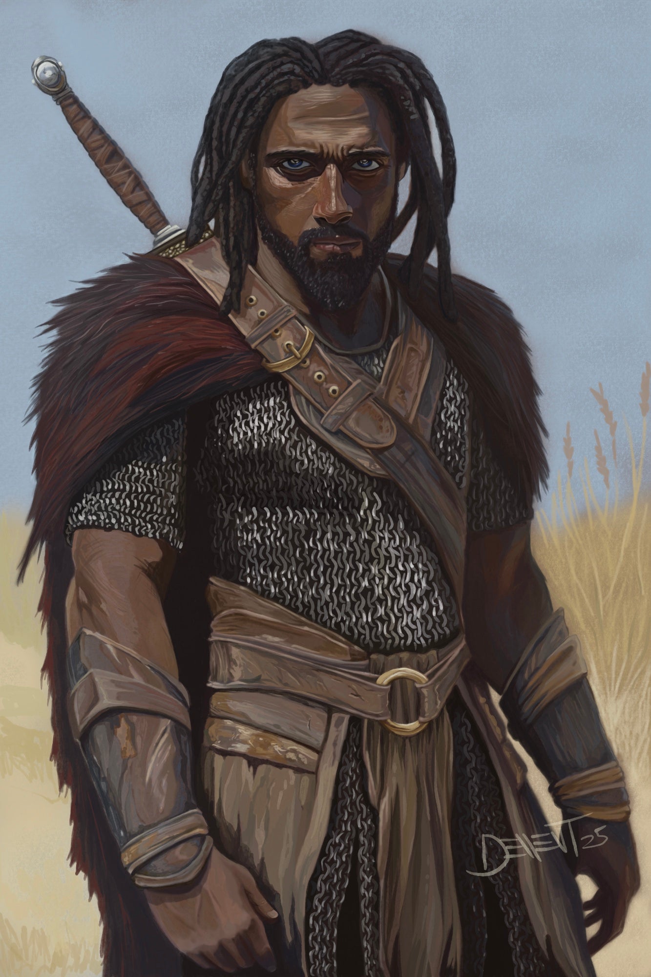 Dassem Ultor - 8"x12" Giclée Art Print/matboard mounted