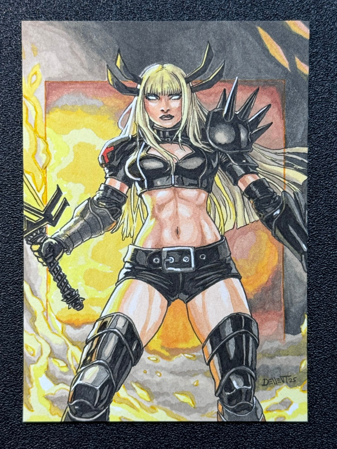 Magik 1/1 Artist Sketch card (Marvel)
