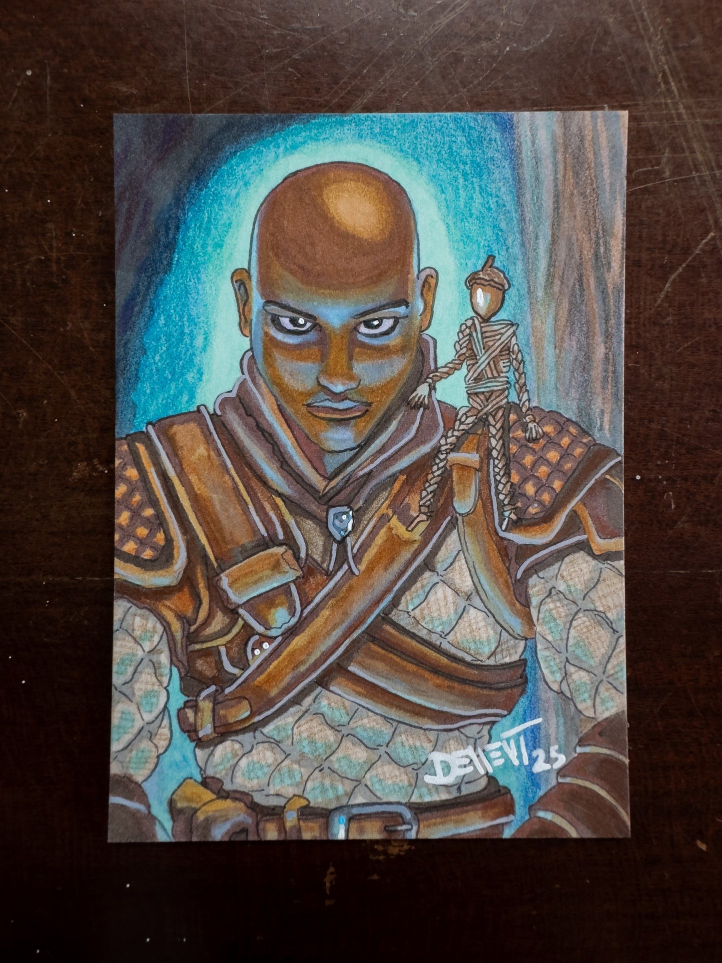 Quick Ben 1/1 Artist Sketch card (Malazan Book of the Fallen)