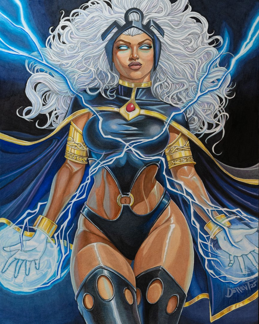 Storm – X-Men Fine Art Print – 11" x 14" Giclée on Deep Matte Photographic Paper, Mounted on Matboard