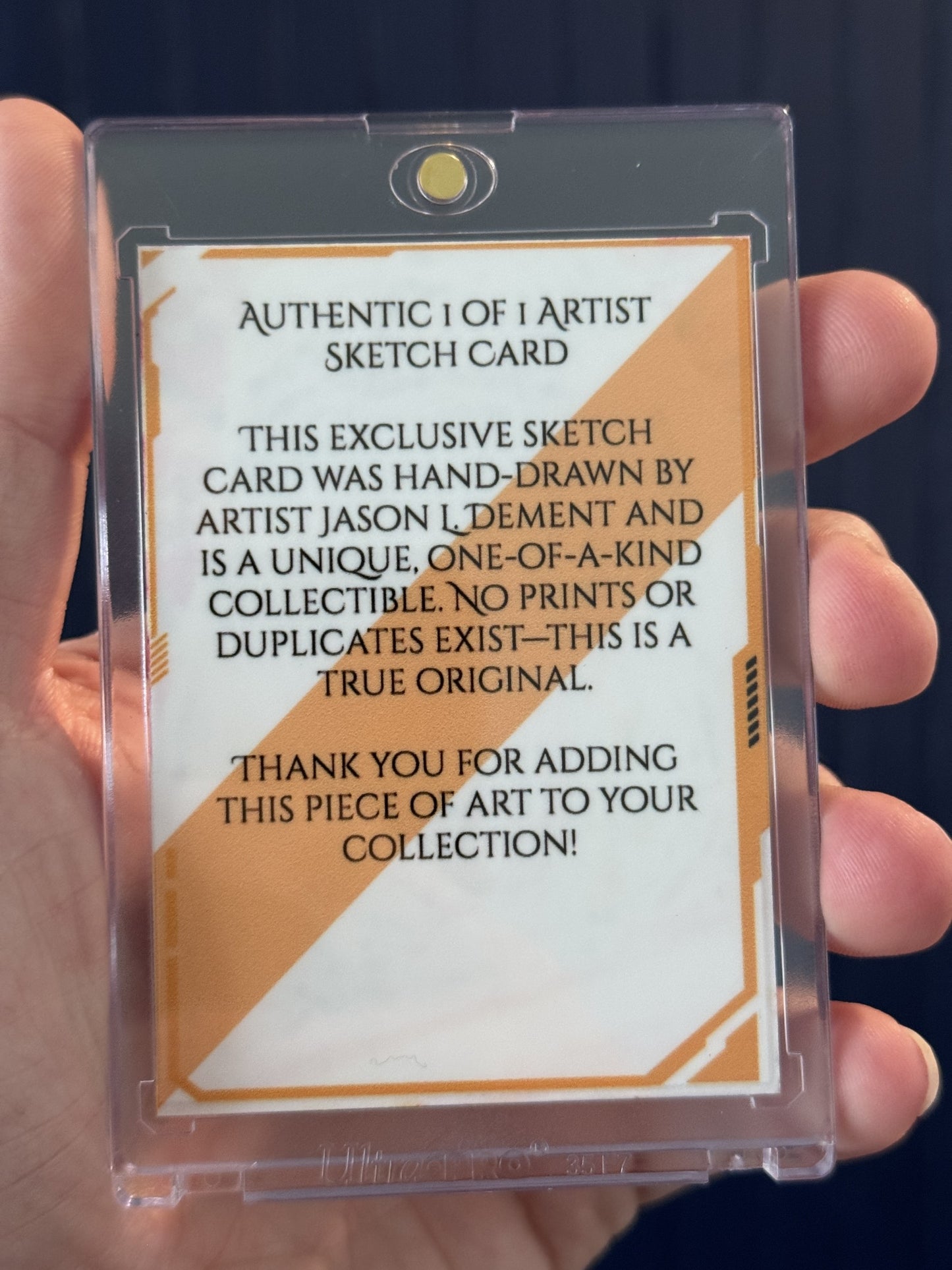Shin Hati 1/1 Artist Sketch card (Star Wars)