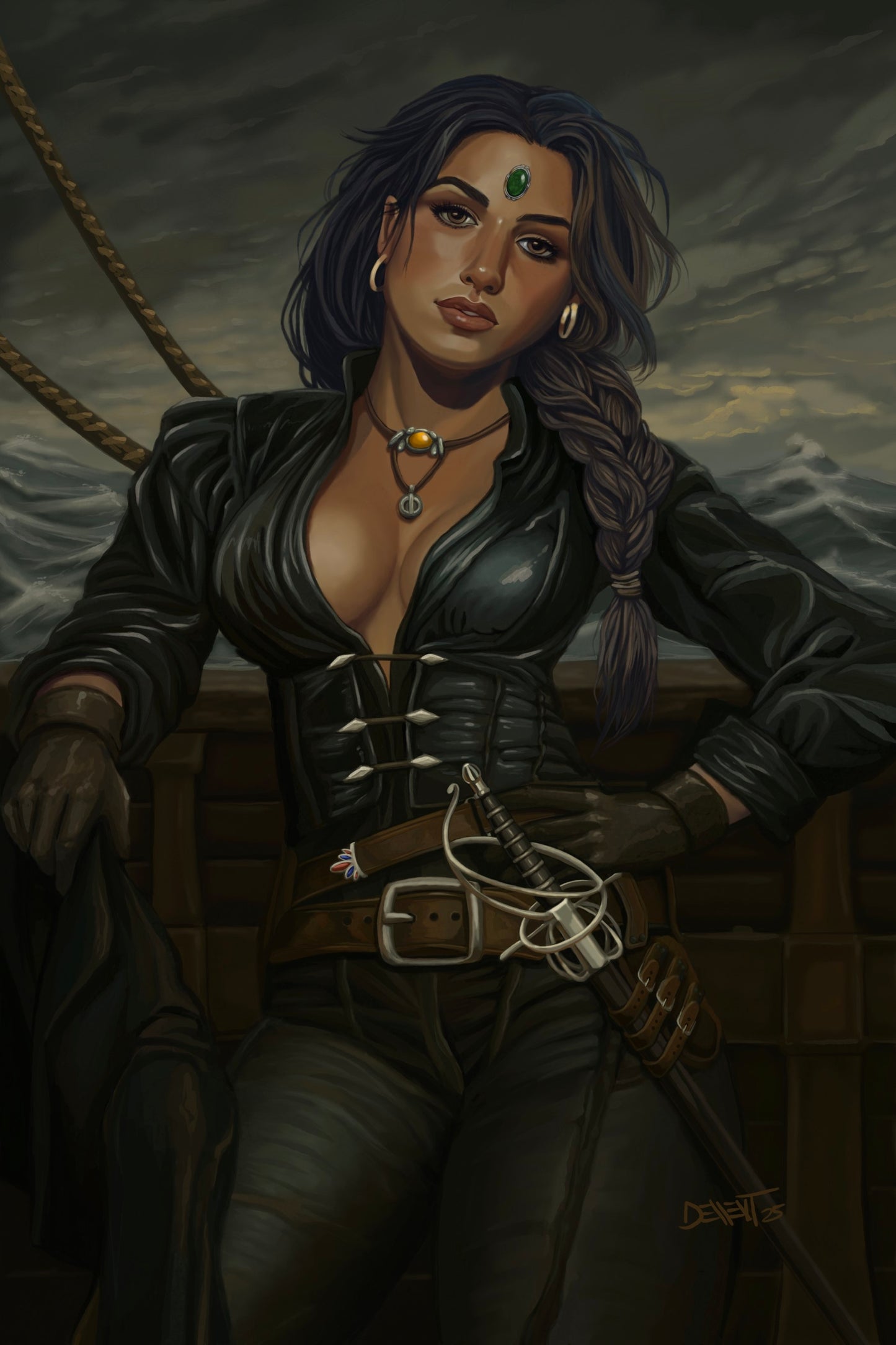 Shurq Elalle - Fine Art Print by Artist Jason Dement