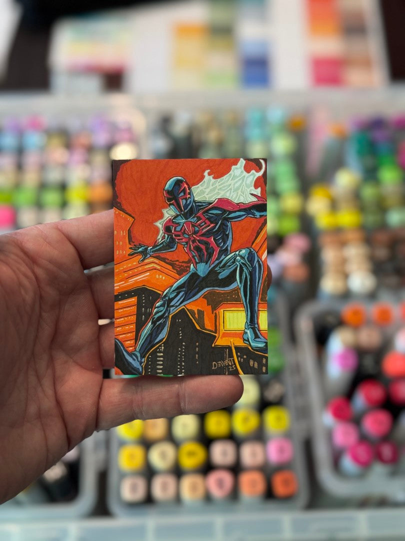 Spider-Man 2099 V2- 1/1 Artist Sketch card (Marvel)