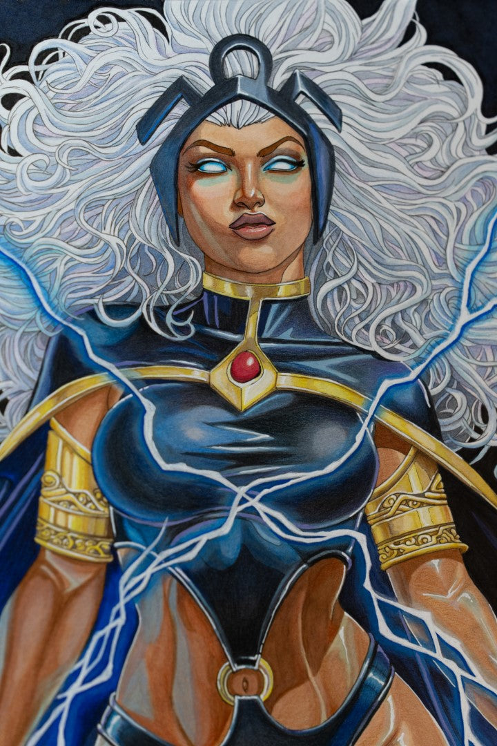 Storm – X-Men Fine Art Print – 11" x 14" Giclée on Deep Matte Photographic Paper, Mounted on Matboard