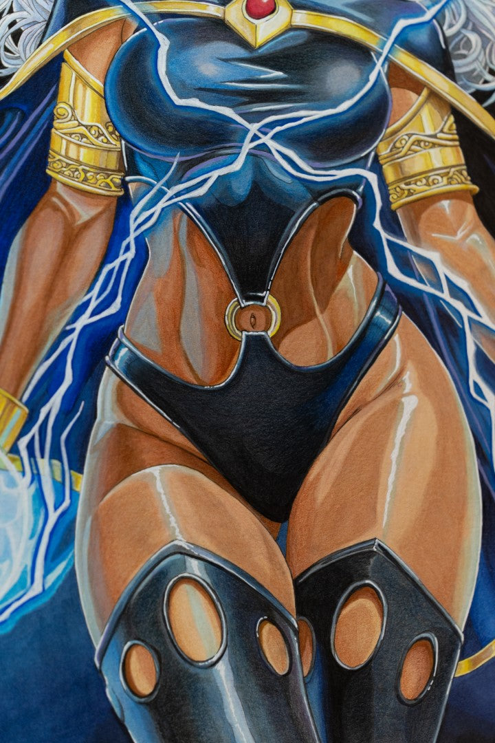 Storm – X-Men Fine Art Print – 11" x 14" Giclée on Deep Matte Photographic Paper, Mounted on Matboard