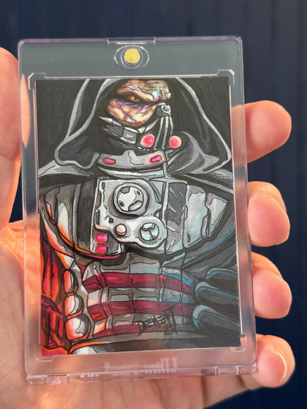 Darth Malgus 1/1 Artist Sketch card (Star Wars) – Art of Jason Dement