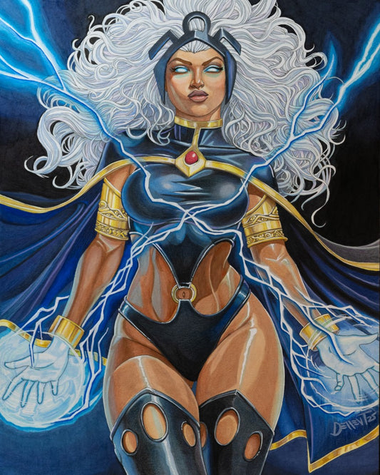 Storm – X-Men Fine Art Print – 11" x 14" Giclée on Deep Matte Photographic Paper, Mounted on Matboard