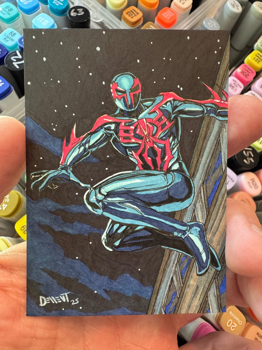 Spider-Man 2099 V1- 1/1 Artist Sketch card (Marvel)