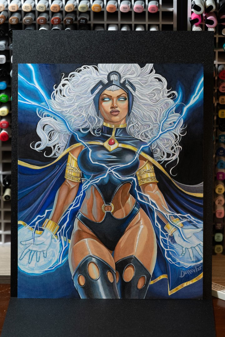 Storm – X-Men Fine Art Print – 11" x 14" Giclée on Deep Matte Photographic Paper, Mounted on Matboard