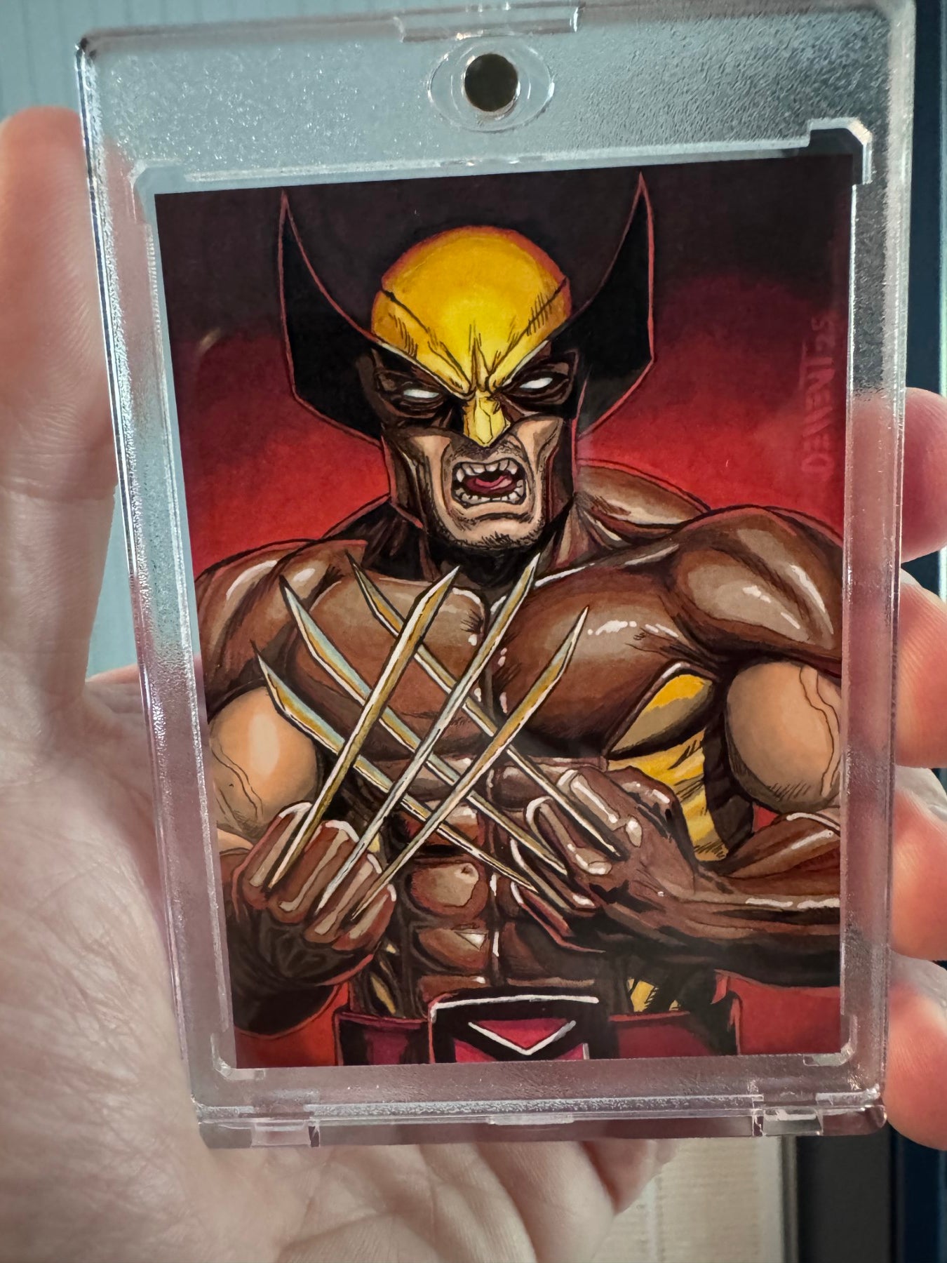 Wolverine of the X-Men - 1/1 Artist Sketch card (Marvel) – Art of
